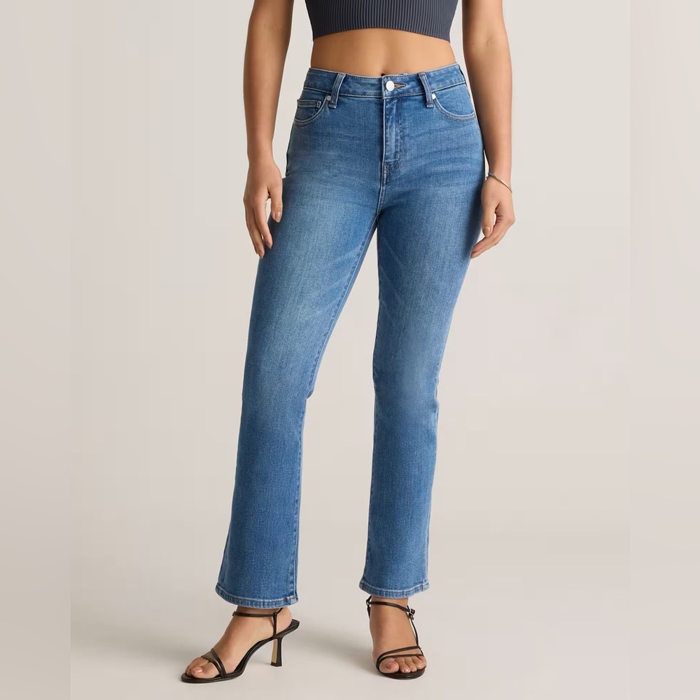Quince Bella Stretch Kick Flare Jeans
